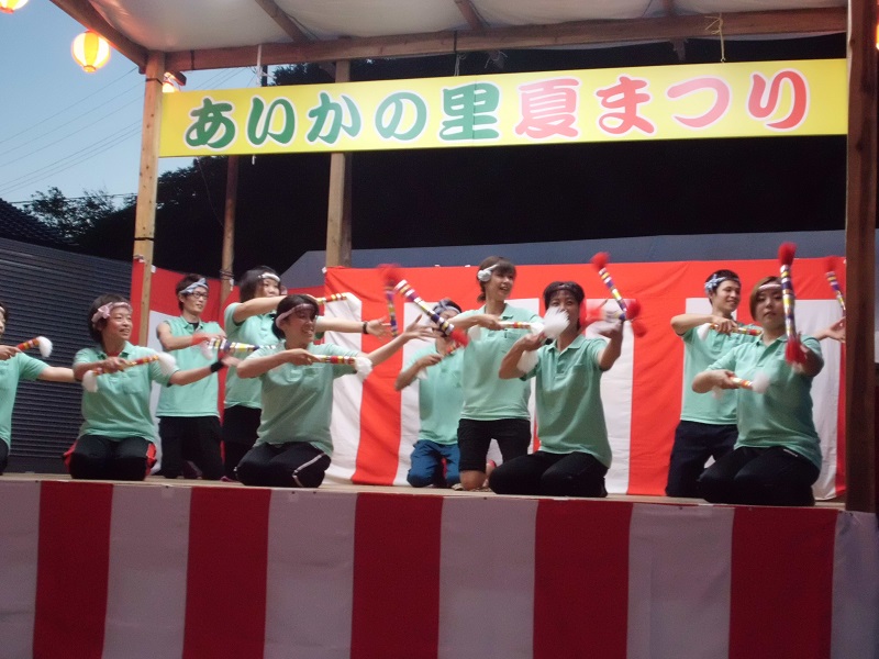 夏祭りで銭太鼓披露！【島根】