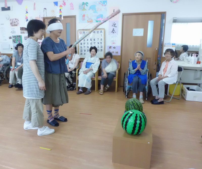 グループホーム新南陽で夏祭り【山口】