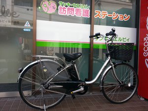 サンキ・ウエルビィ訪問看護ステーション江波_電動自転車